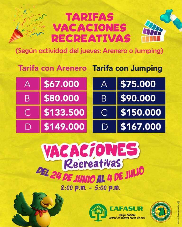 VACACIONES RECREATIVAS