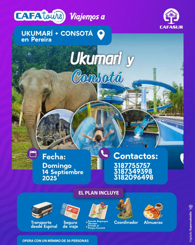 Pasadia Ukumari y Consota 14 de septiembre 2025