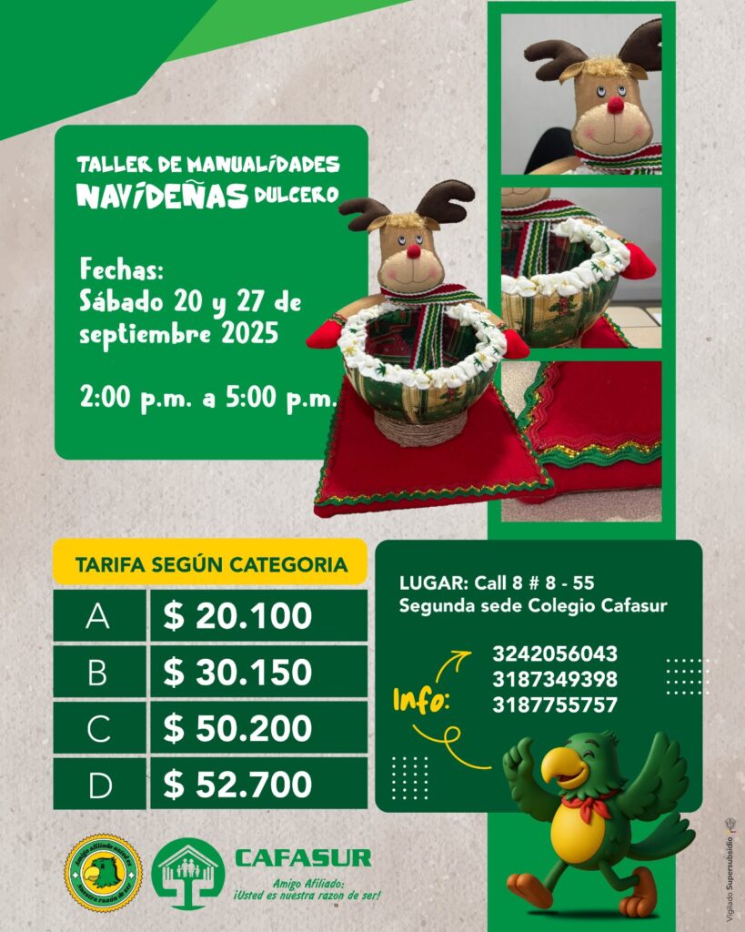 TALLER DE MANUALIDADES NAVIDEÑO