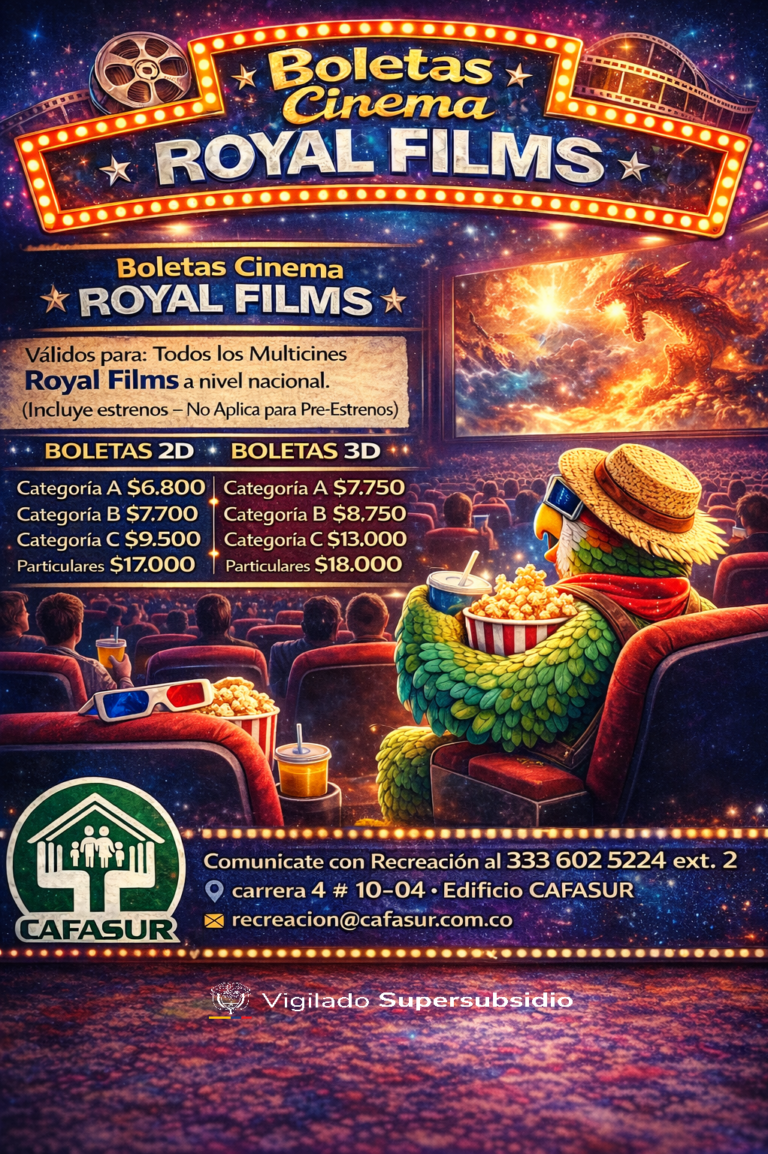 BOLETAS ROYAL FILMS