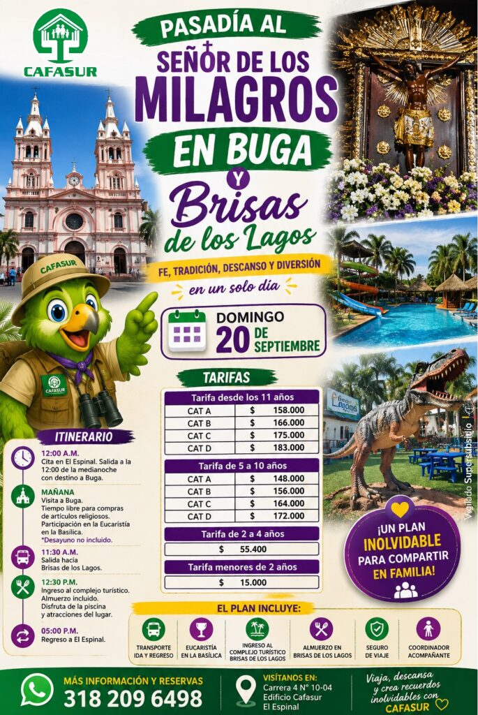 Pasadia al Señor de los Milagros Buga