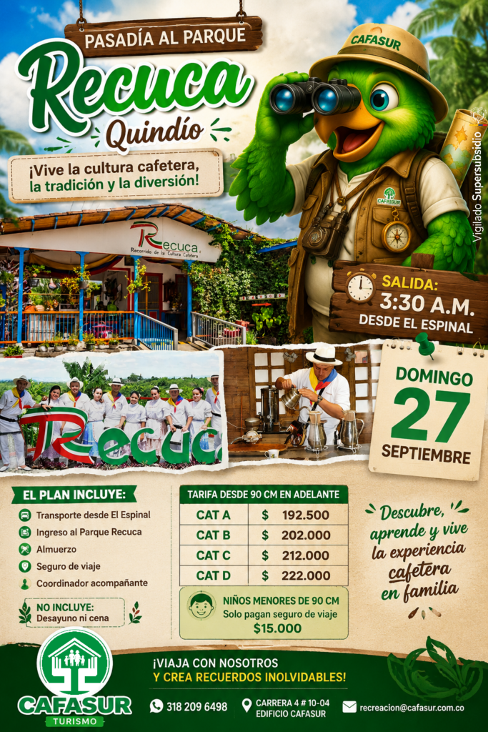 Pasadia al Parque Recuca